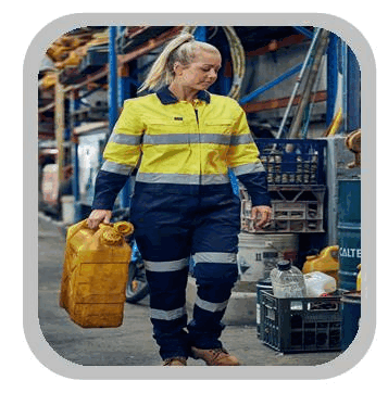 WOMENS HI VIS COVERALLS