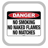 DANGER - NO SMOKING & IGNITION SOURCES