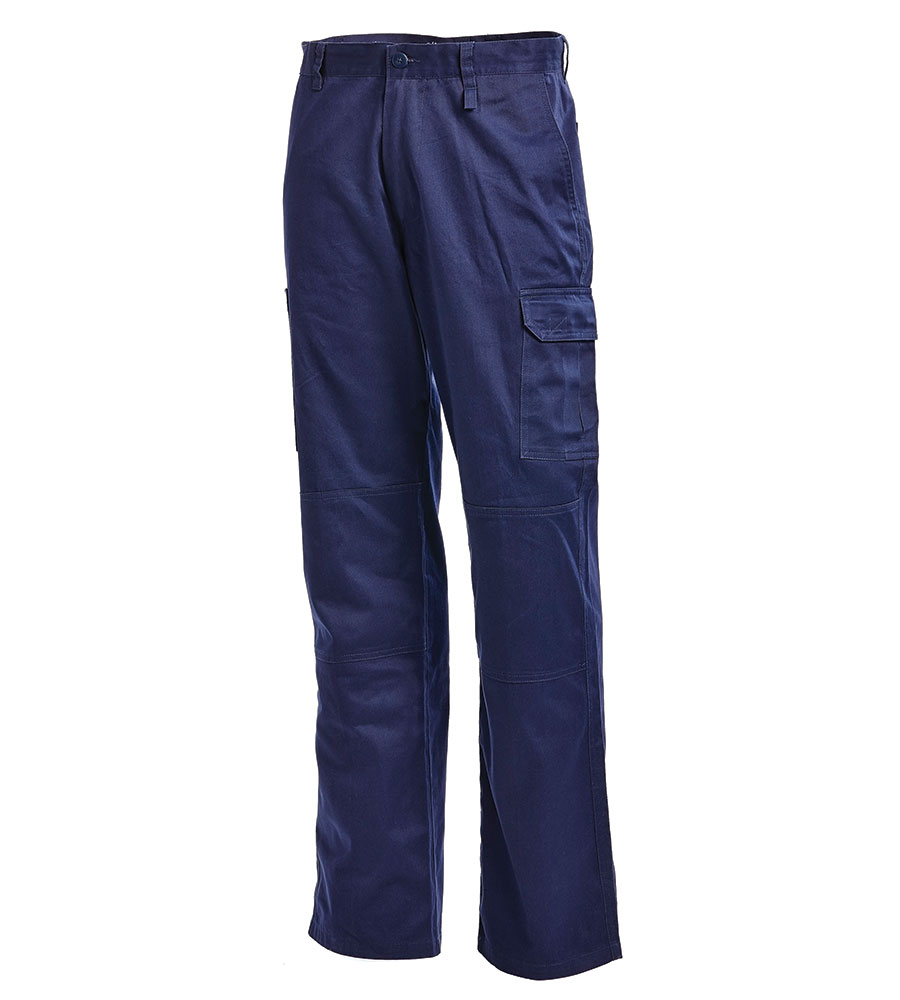PANT CARGO NAVY L/WEIGHT 102R 100% COTTON 240G