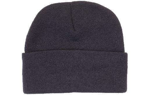 ACRYLIC BEANIE NAVY WITH THINSULATE LINING