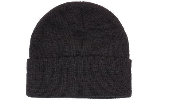 ACRYLIC BEANIE WITH THINSULATE LINING BLACK 