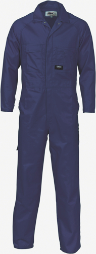 COVERALL POLY COTTON NAVY SIZE 107R 