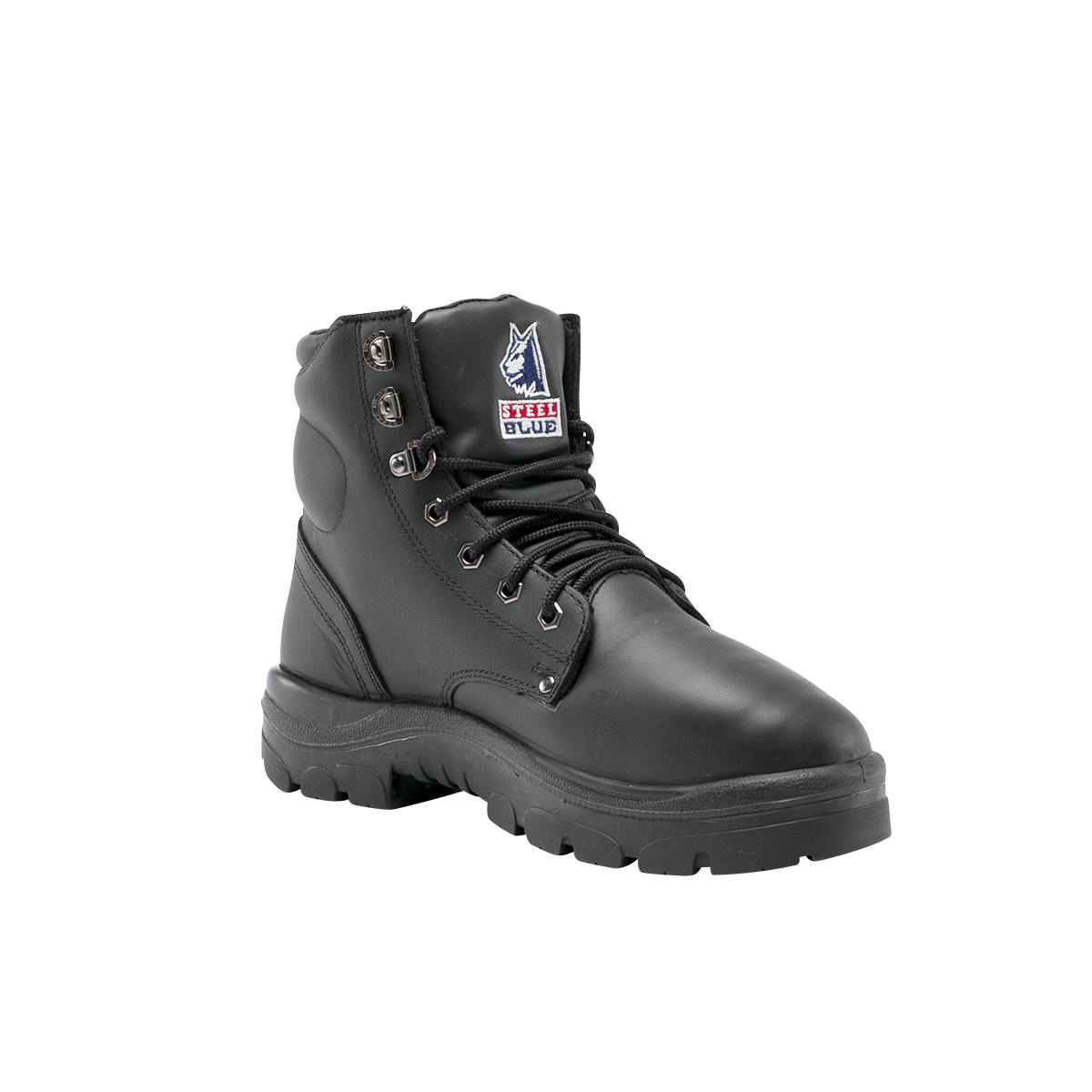 SAFETY BOOT ARGYLE MET SIZE 10 -ANKLE LACE UP BLACK TPU