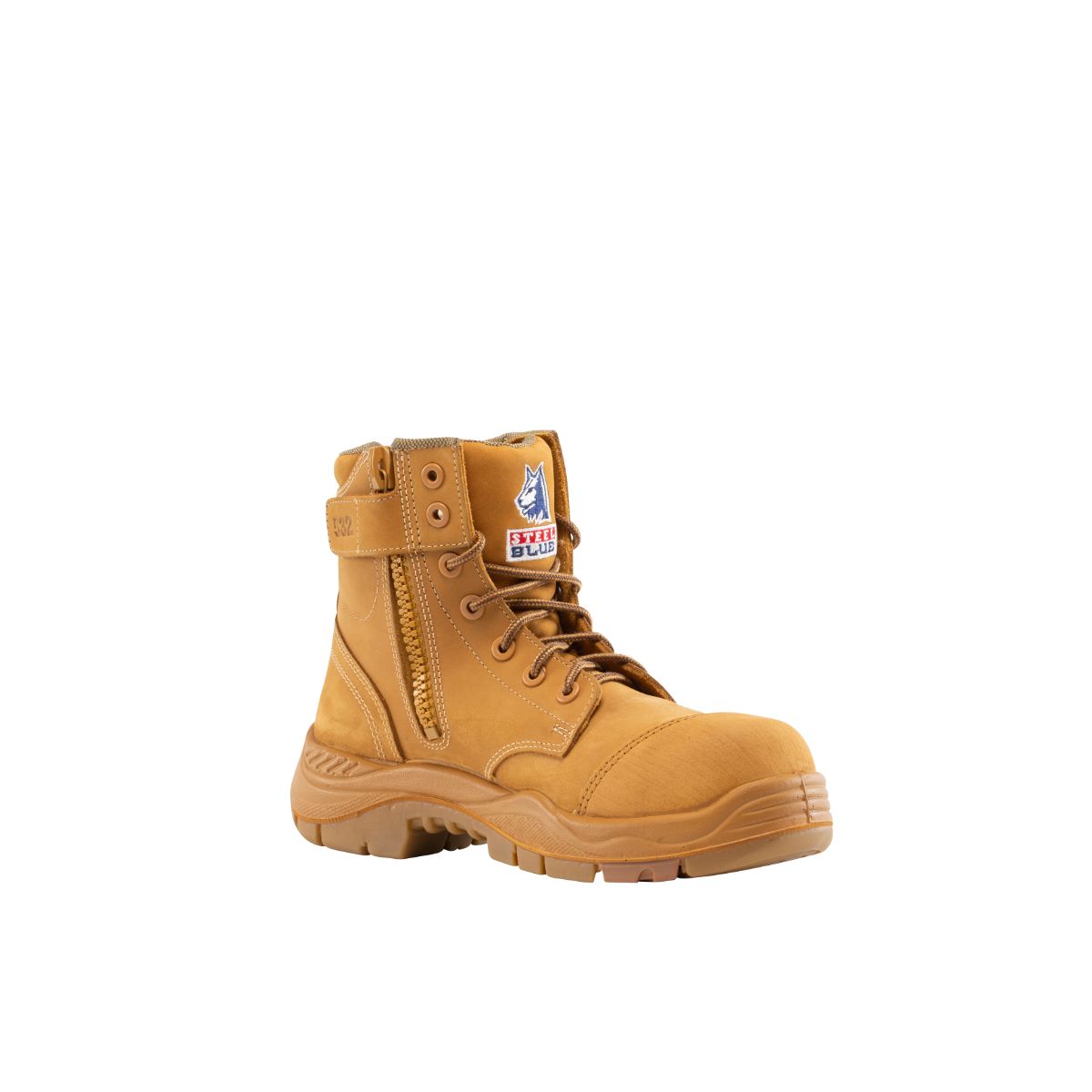 BOOT ARGYLE COMPOSITE WHEAT S10 - ZIP SIDED, SCUFF GUARD