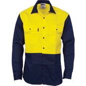 SHIRT COTTON FR/ARC RATED Y/N 2XL ATPV: 6.8 Cal/cm2 HRC: 1