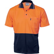 POLO S/S MICROMESH COTTON BACK O/N SIZE 2XL