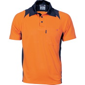 POLO S/S ACTION C/BREATHE O/N 2XL -175gsm POLYESTER MICROMESH