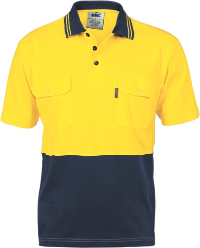 POLO 2 POCKET COTTON Y/N SIZE LGE 