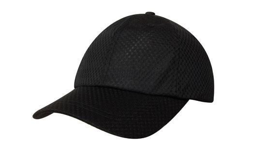 CAP SPORTS MESH  BLACK 