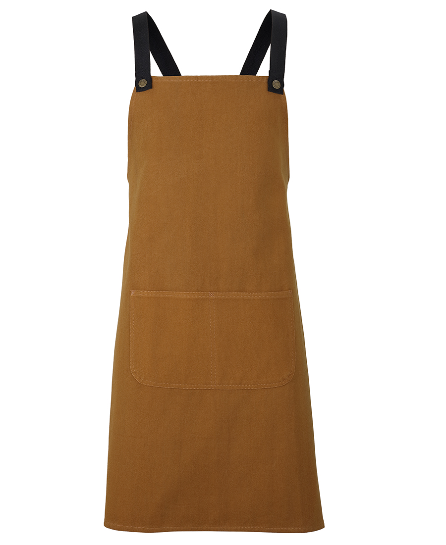 X-BACK CANVAS APRON - TAN -WITHOUT STRAP 78CM x 85CM