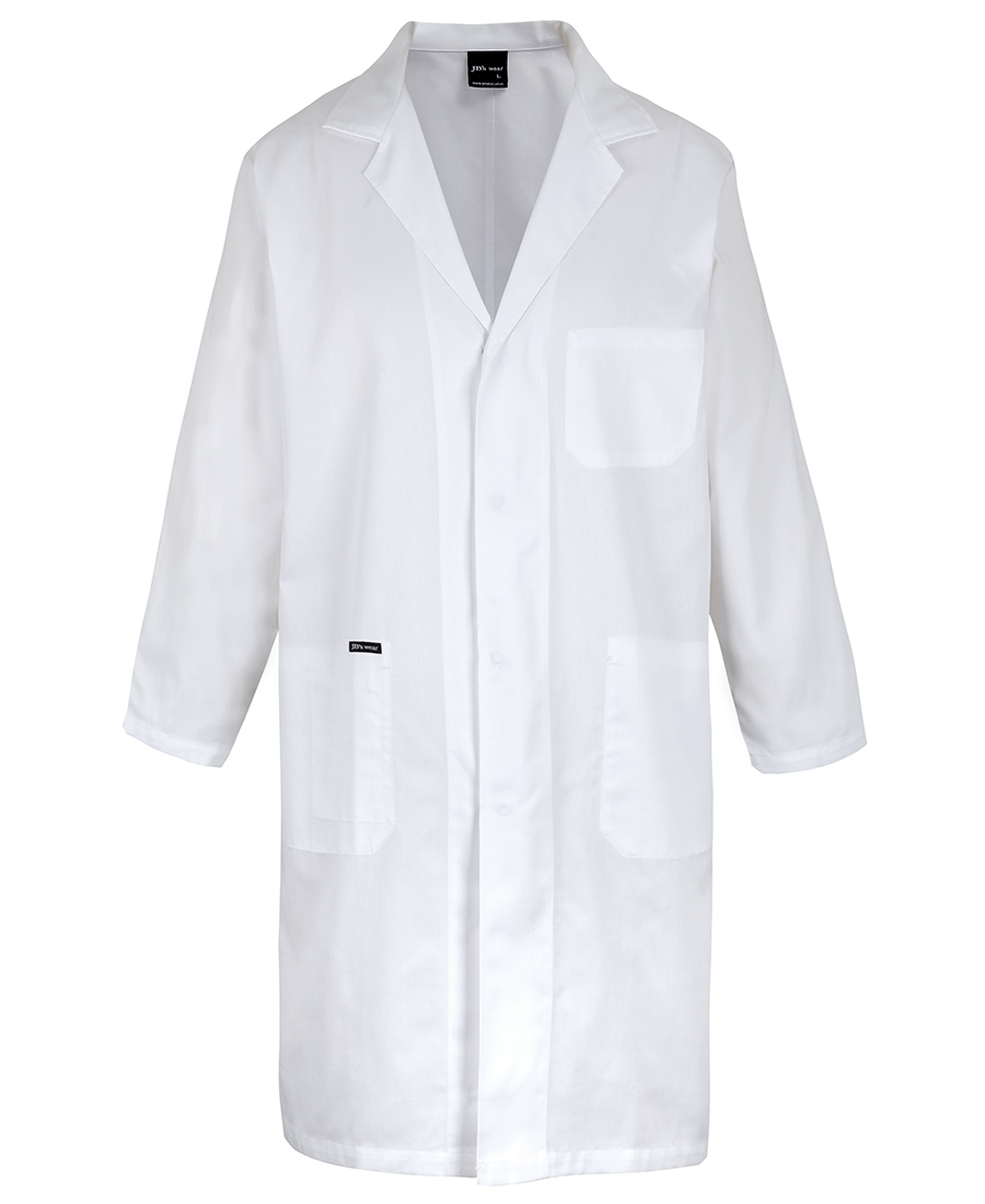 FOOD INDUSTRY DUST COAT WHITE - 2XL -CLASSIC FIT
