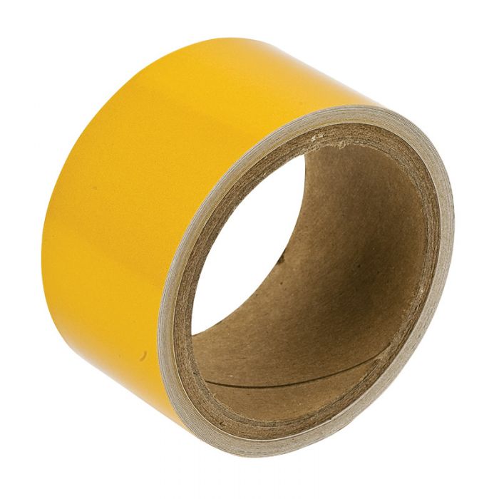 REFLECTIVE WARNING YELLOW TAPE -50MMX 4.5M