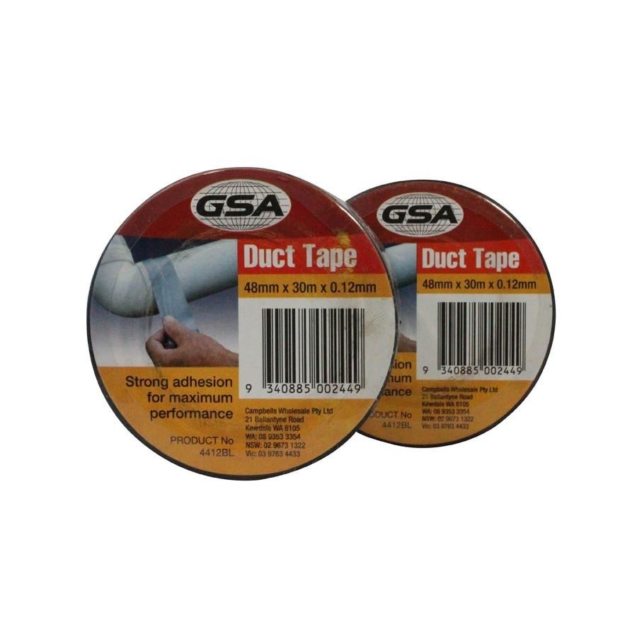 GSA DUCT TAPE PRO SILVER 0.12MM 30MTR X 48MM