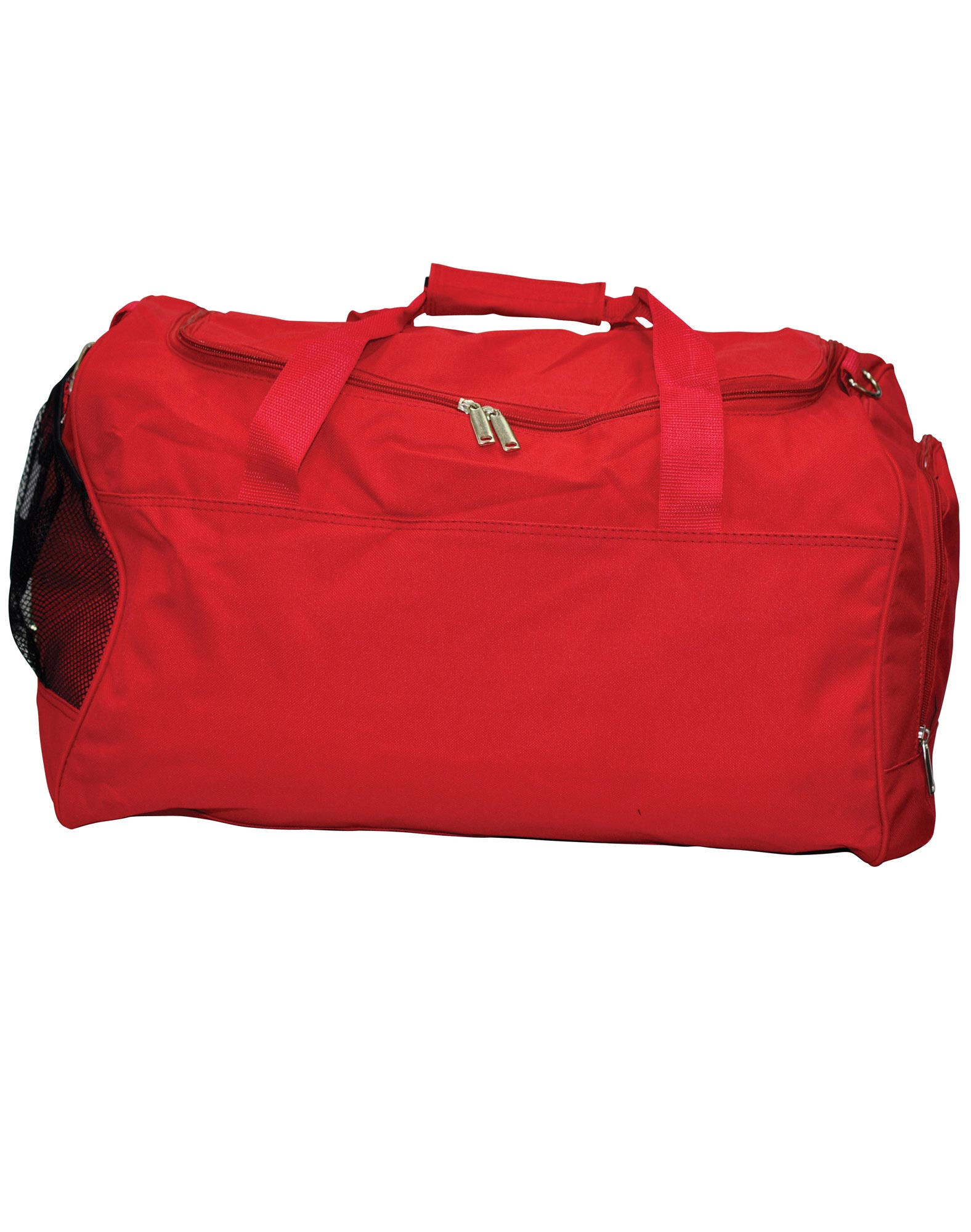 BASIC SPORT BAG WITH SHOE POCKET RED