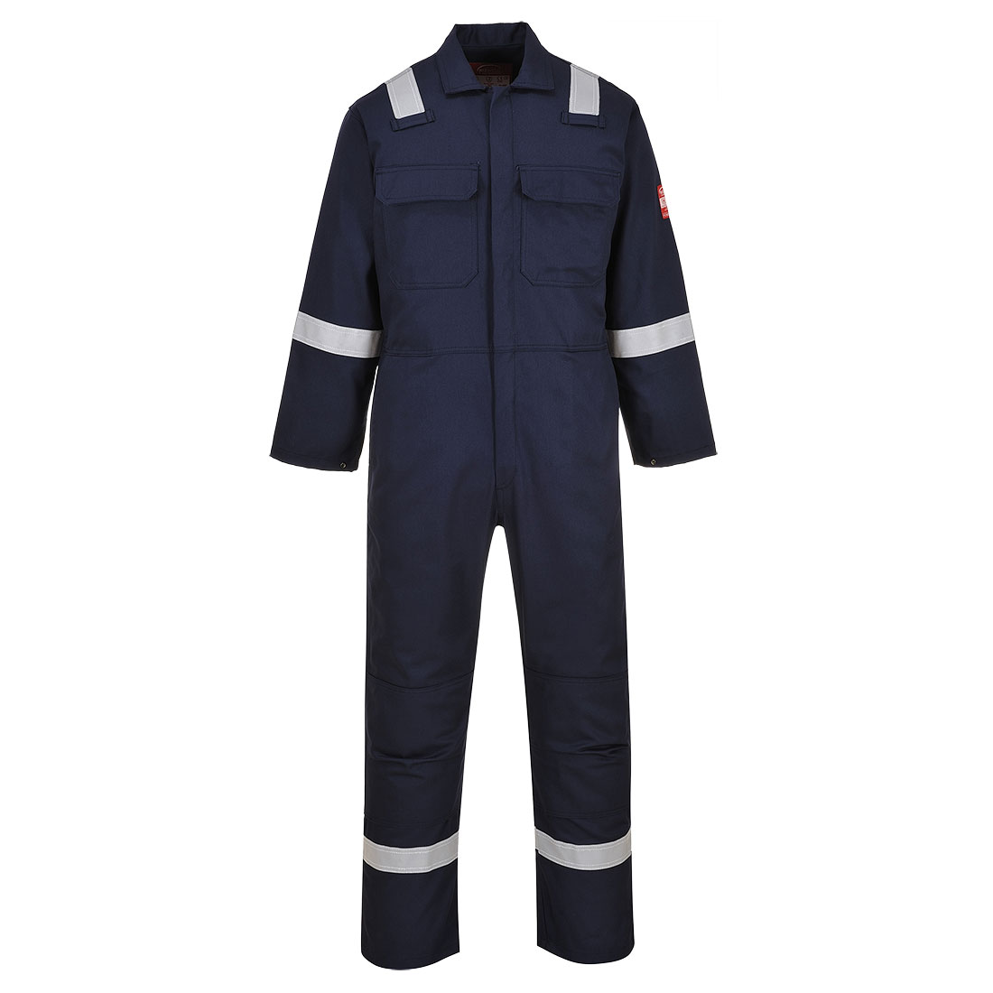 F/R BIZWELD COVERALL HRC2=11.2CAL NAVY SIZES 2XL