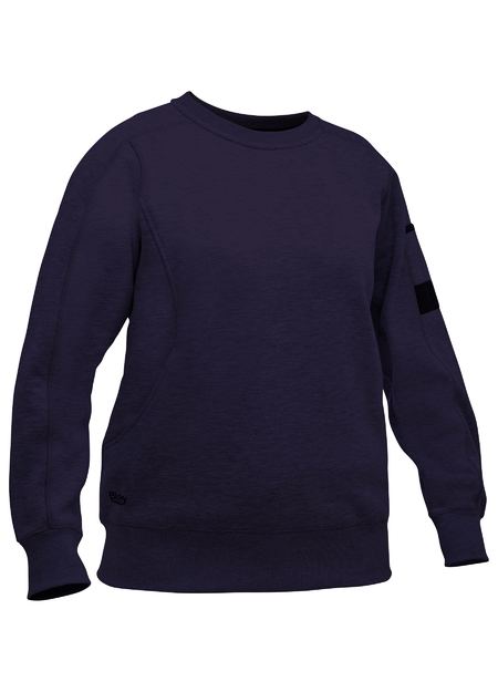 WOMEN'S CREW/N JUMPER NAVY 10 -FLEECE