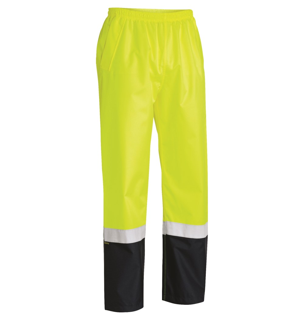 RAIN PANT BREATHABLE Y/N SIZE XL WITH REFLECTIVE TAPE