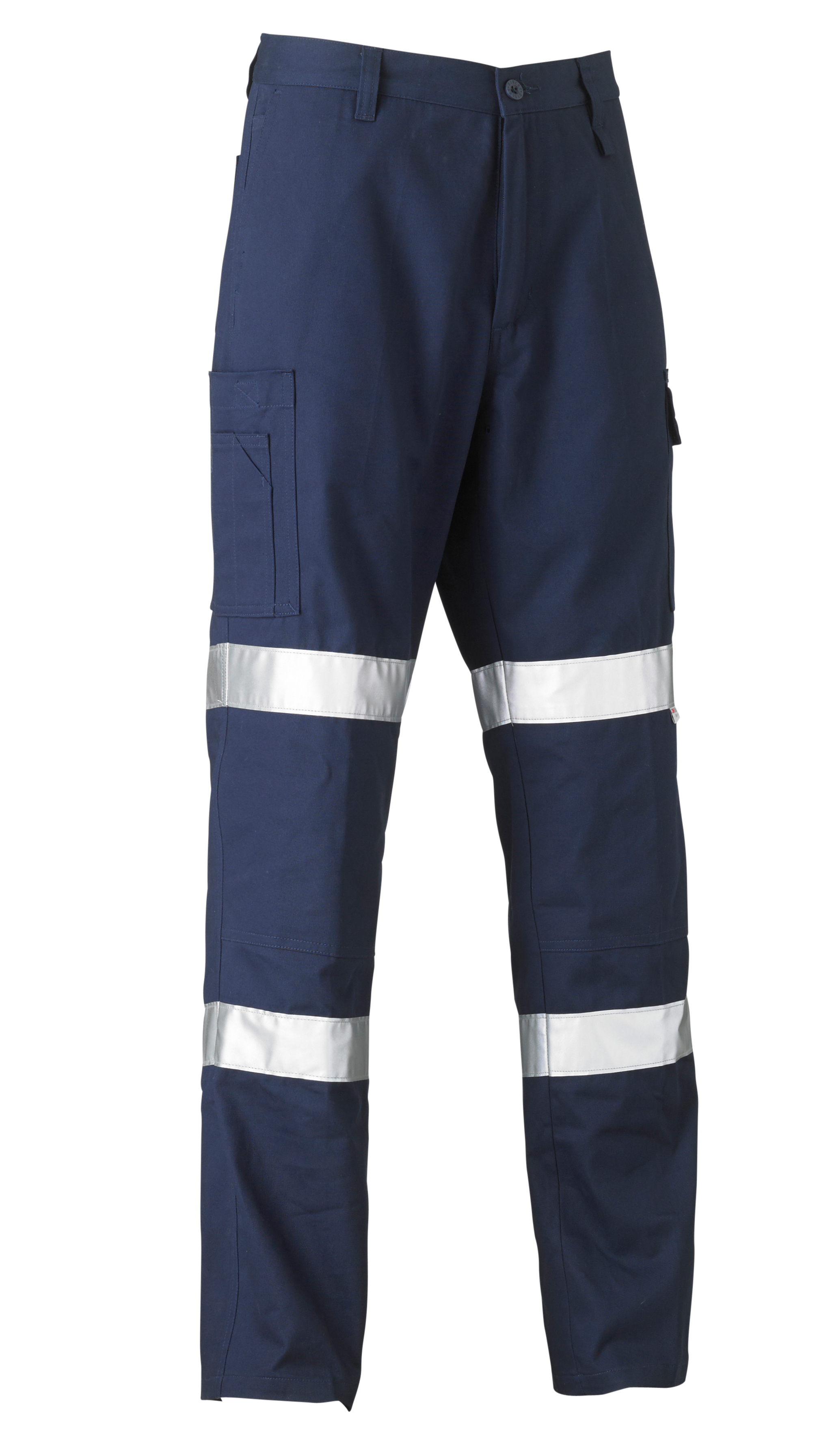 PANT UTILITY L/W TAPED NAVY 102R -BIOMOTION 240gsm