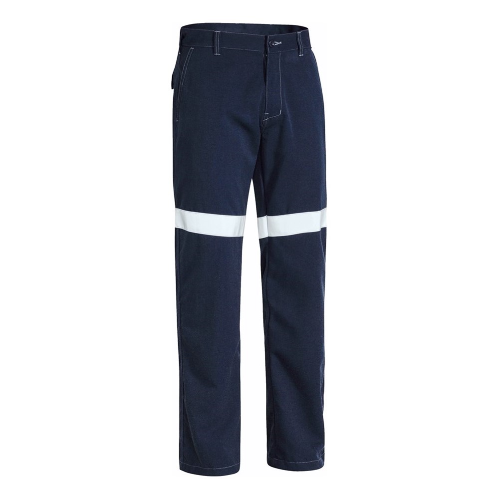 PANT TECASFE FR L/W HRC2 NAVY 102R -REFLECTIVE TAPE 238gsm ATPV 11