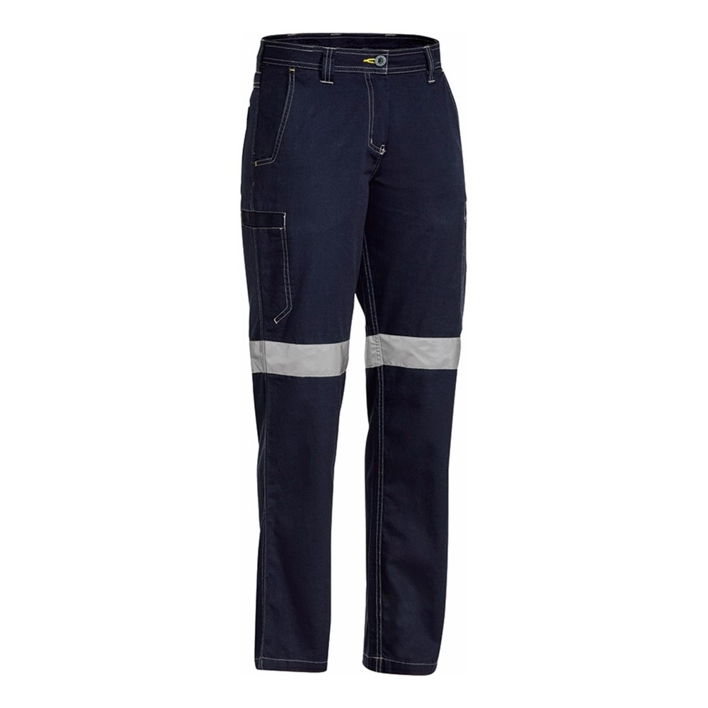 PANT CARGO LADIES TAPED NAVY S10 -LIGHTWEIGHT VENTED