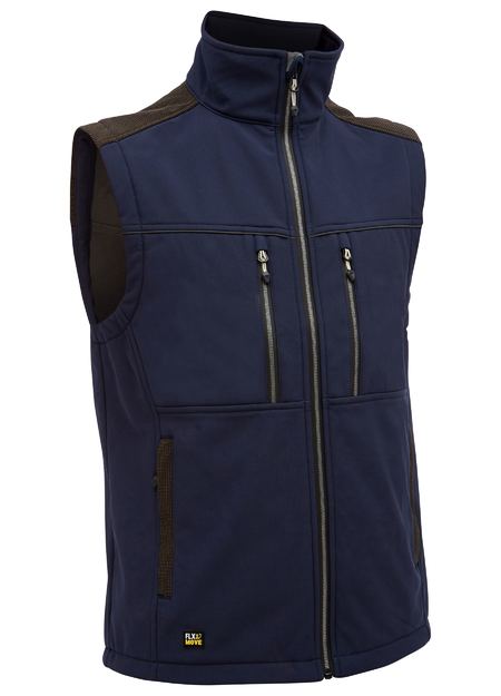 FLX & MOVE SOFT SHELL VEST NAVY 2XL -