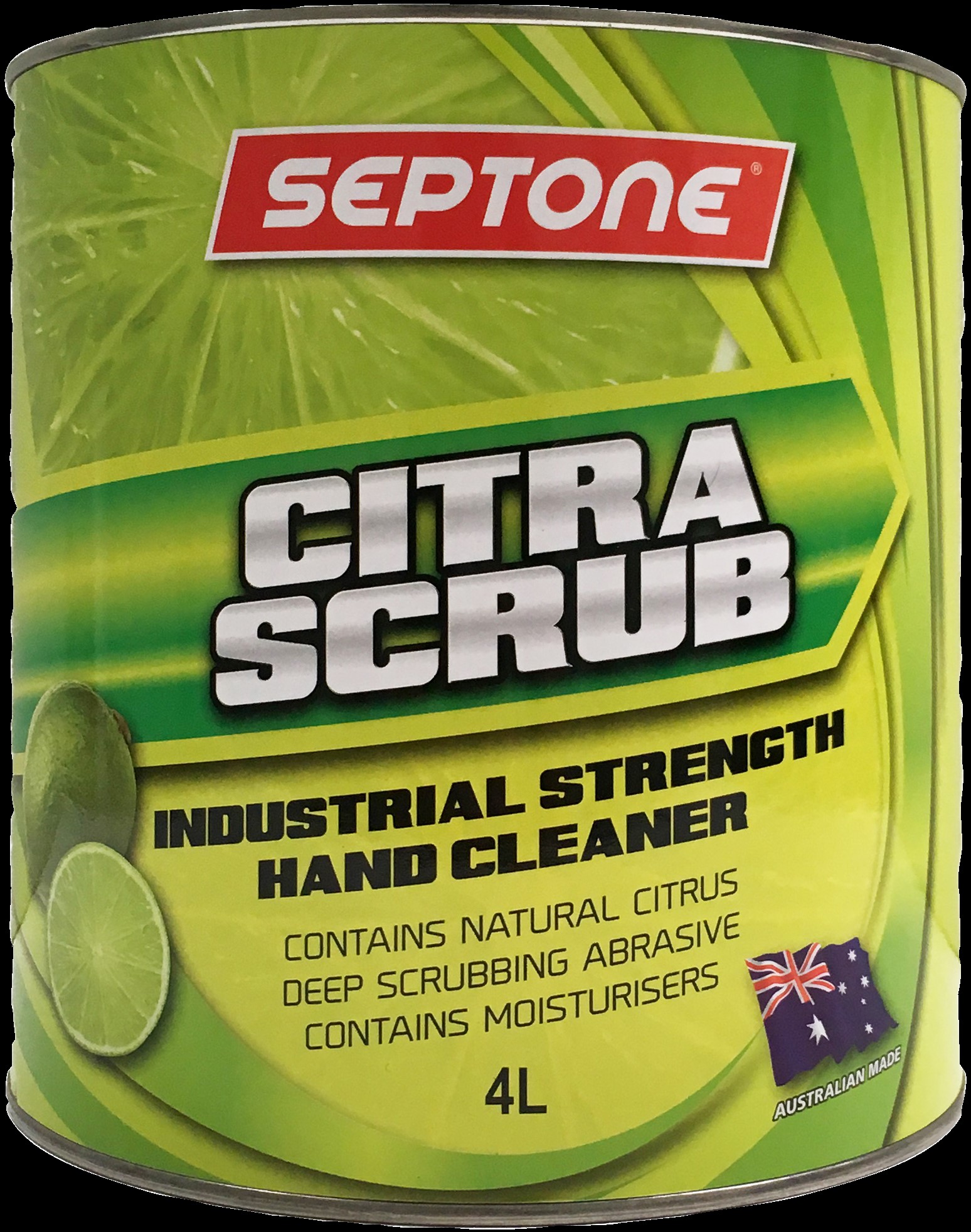 HAND CLEANER CITRA SCRUB 4L TIN 