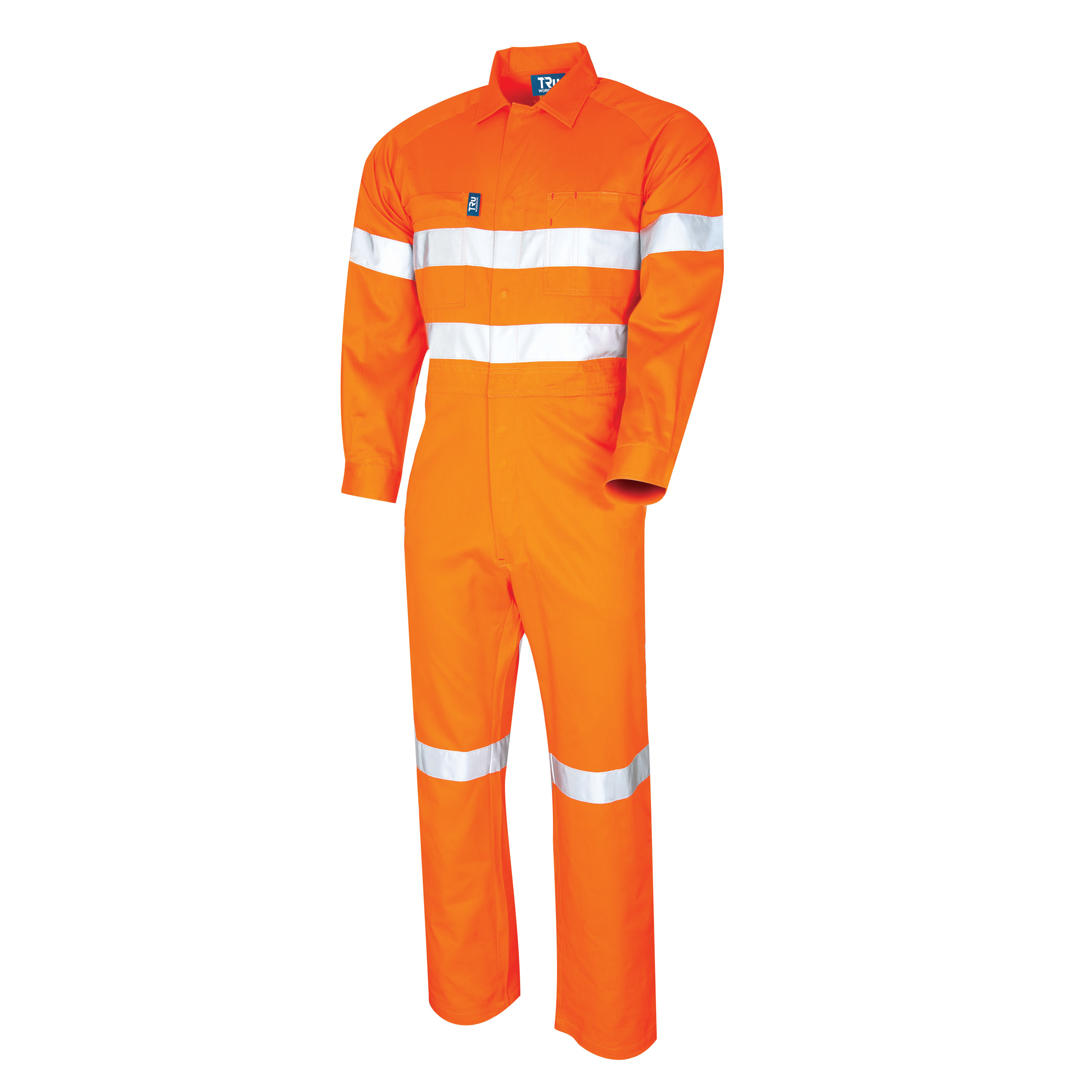 COVERALL L/W TAPED ORANGE SIZE 102R