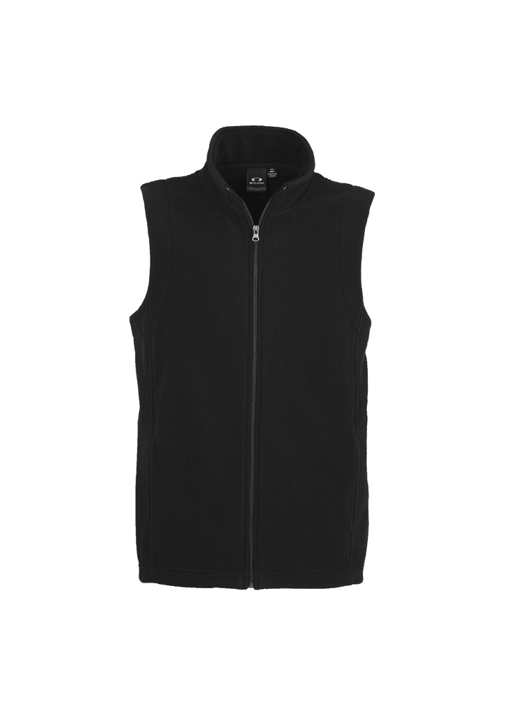 VEST MENS MICROFLEECE BLACK 2XL 