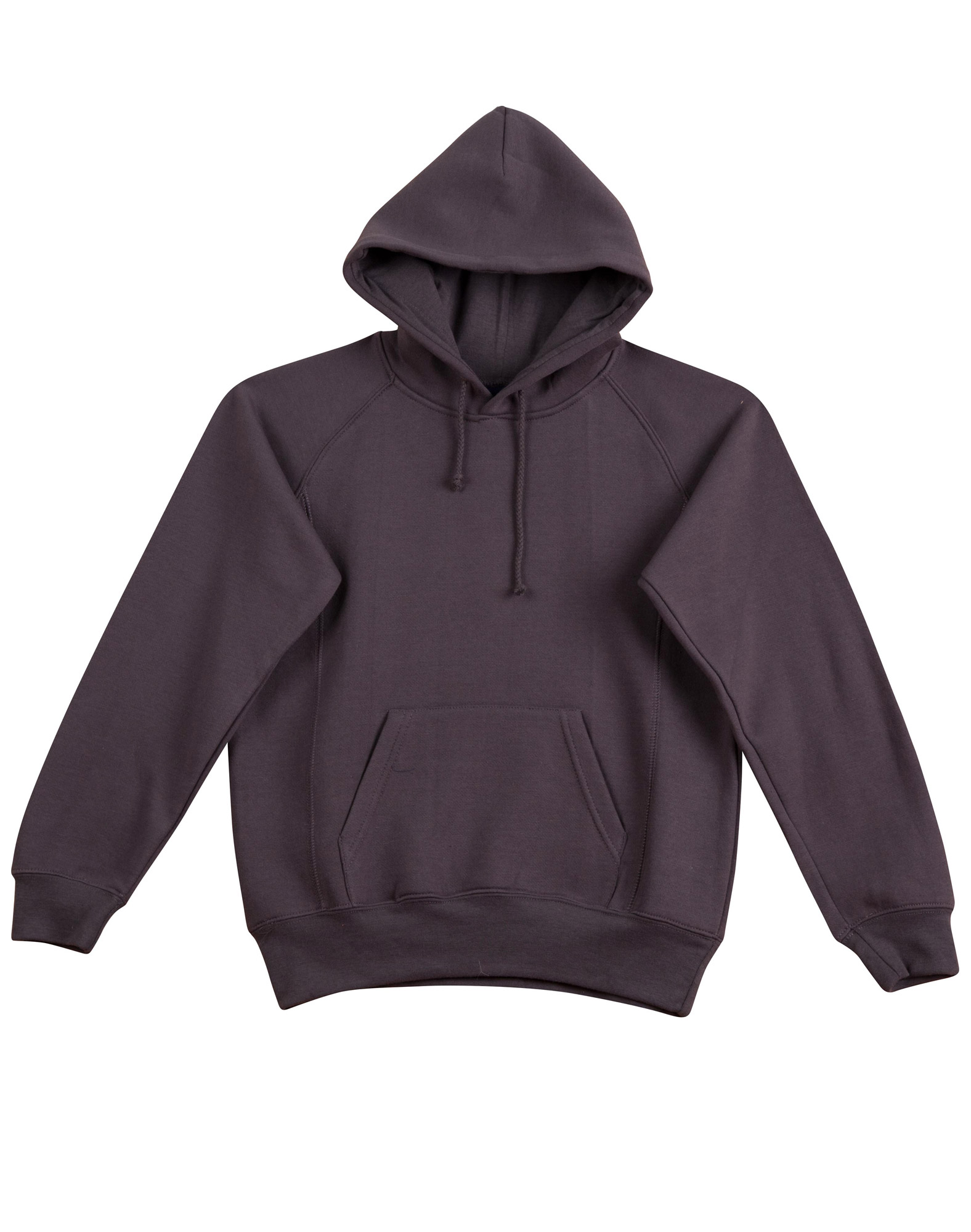 WARM HUG FLEECE HOODIE S10 - LADIES FLEECE 350GSM CHARCOAL