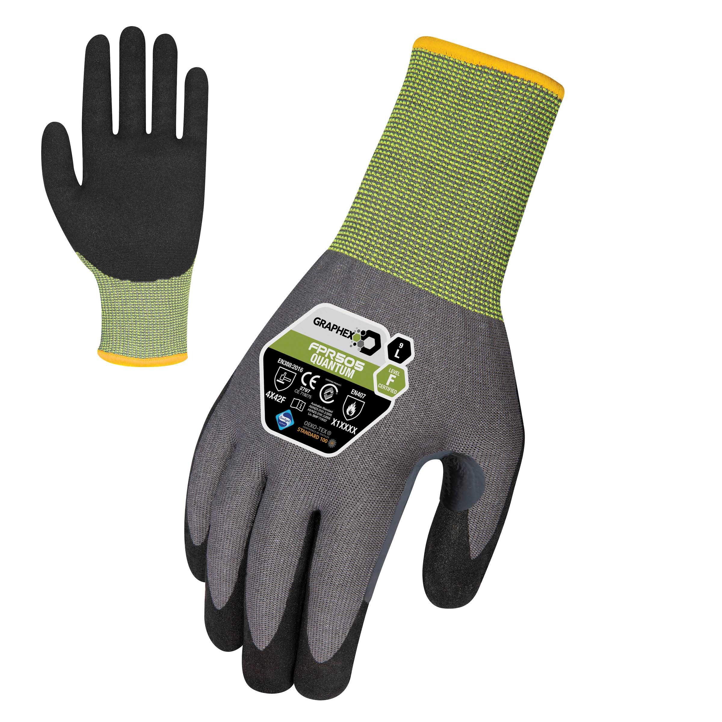 GRAPHEX QUANTUM GLOVE SIZE2XL - CUT LEVEL F SOLD IN PACKS OF 12