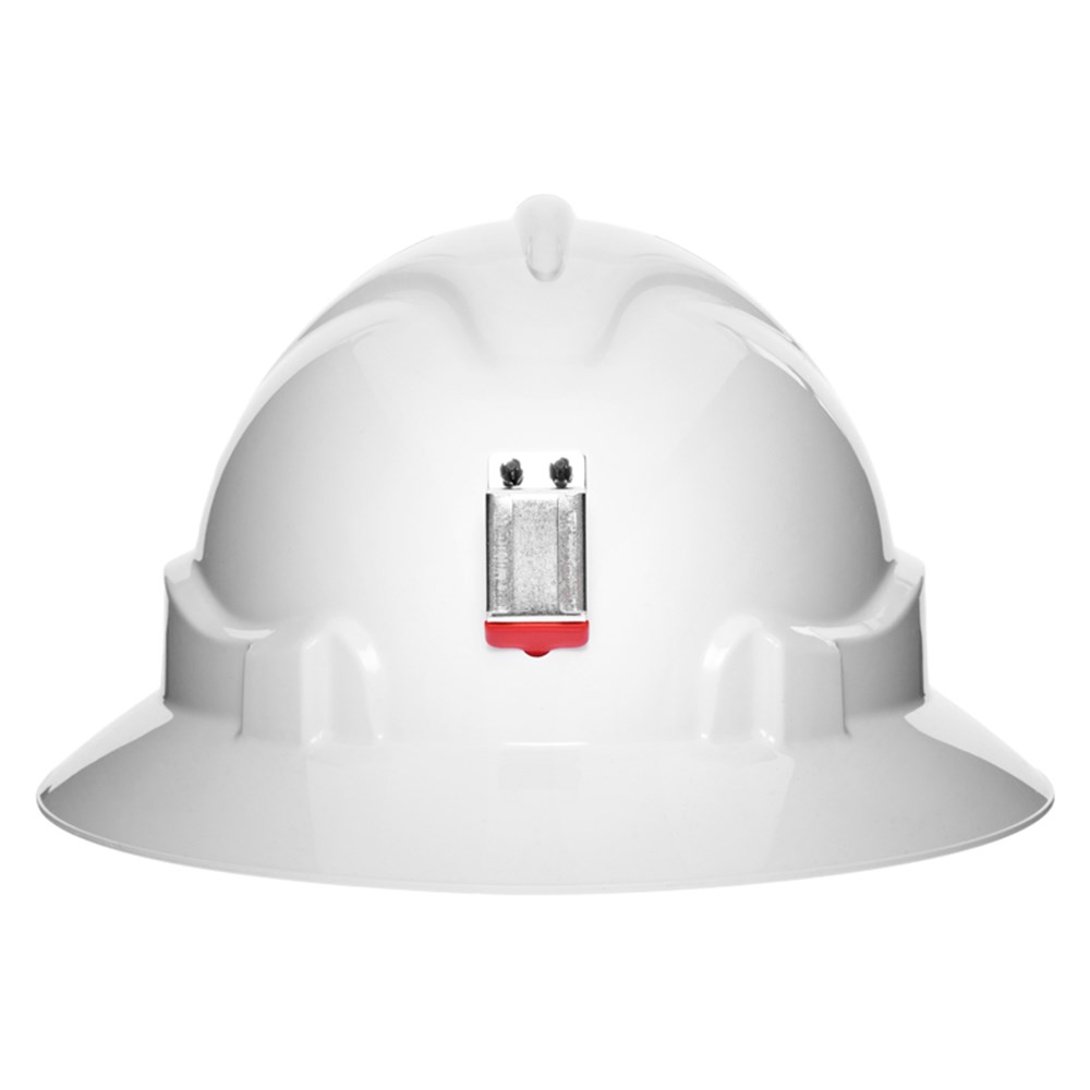 HARD HAT UNVENTED V6 FULL BRIM WITH  LAMP BRACKET 