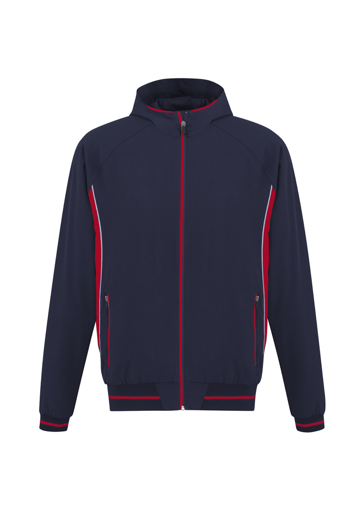 TITAN ZIP JACKET NAVY/RED 2XL -LASER CUT BACK VENTILATION