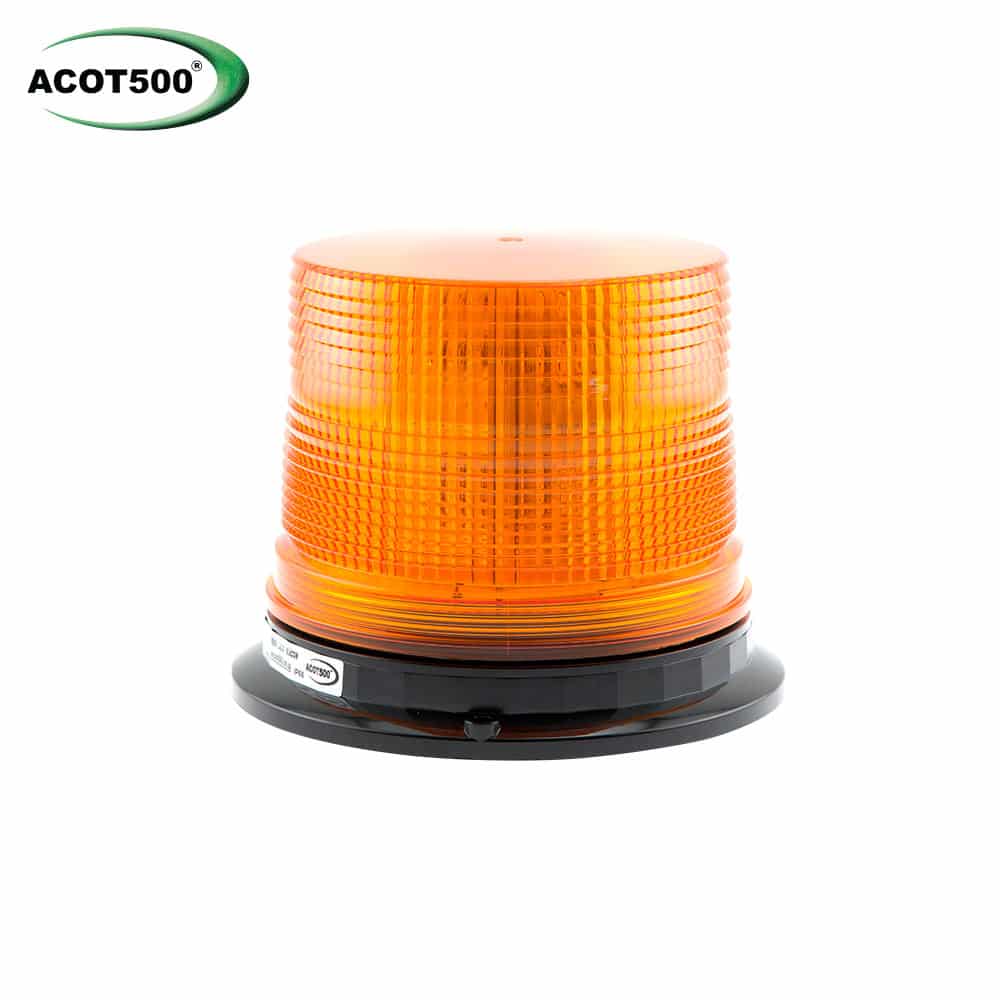 Large LED Beacon Amber Hardwire -12-24V