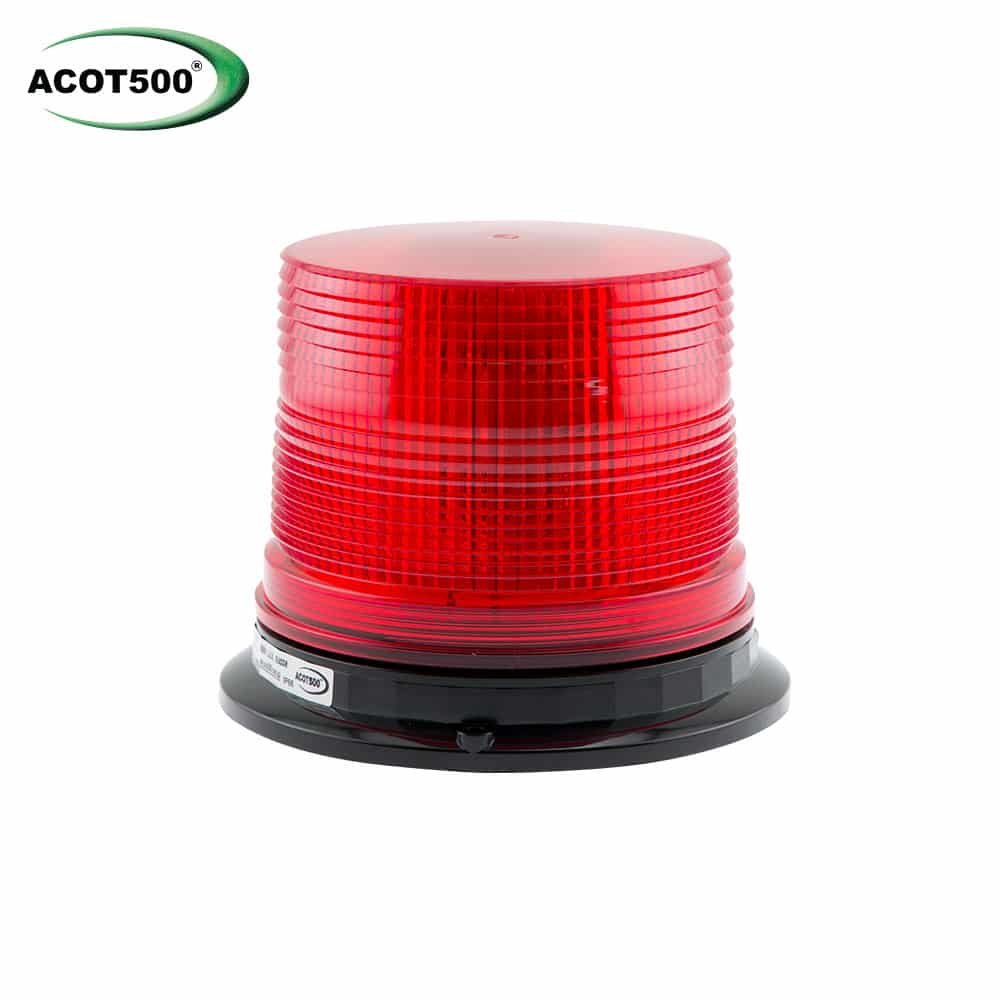 Large LED Beacon Red Hardwire 12-24V -