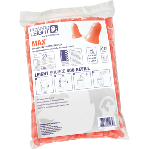 UNCORDED LS-400A DISPENSER REFILL BAG 200 CLASS 5 26DB