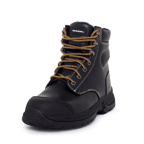MACK CHASSIS LACE-UP BLACK -178MM, STEEL TOE CAP