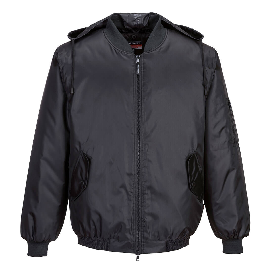 WATERPROOF BOMBER JACKET BLACK SIZES 2XL