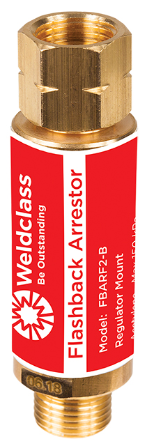 FLASHBACK ARRESTOR FOR REGULATOR -ACET/LPG WELDCLASS