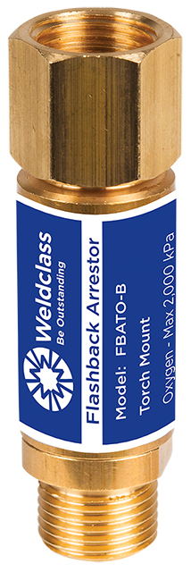 FLASHBACK ARRESTOR FOR TORCH -OXYGEN WELDCLASS