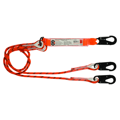 LANYARD 2M ROPE DOUBLE (MTO) -2x SNAPHOOK