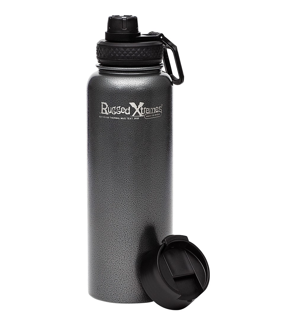 THERMAL BOTTLE 1100ML DUAL WALL -SIPPER AND SPORTS CAP