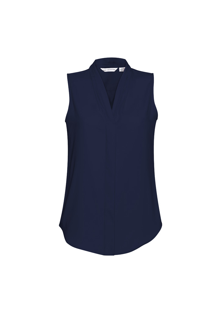 BLOUSE MADISON SL/LESS M/N BLUE S10 - MIDNIGHT BLUE