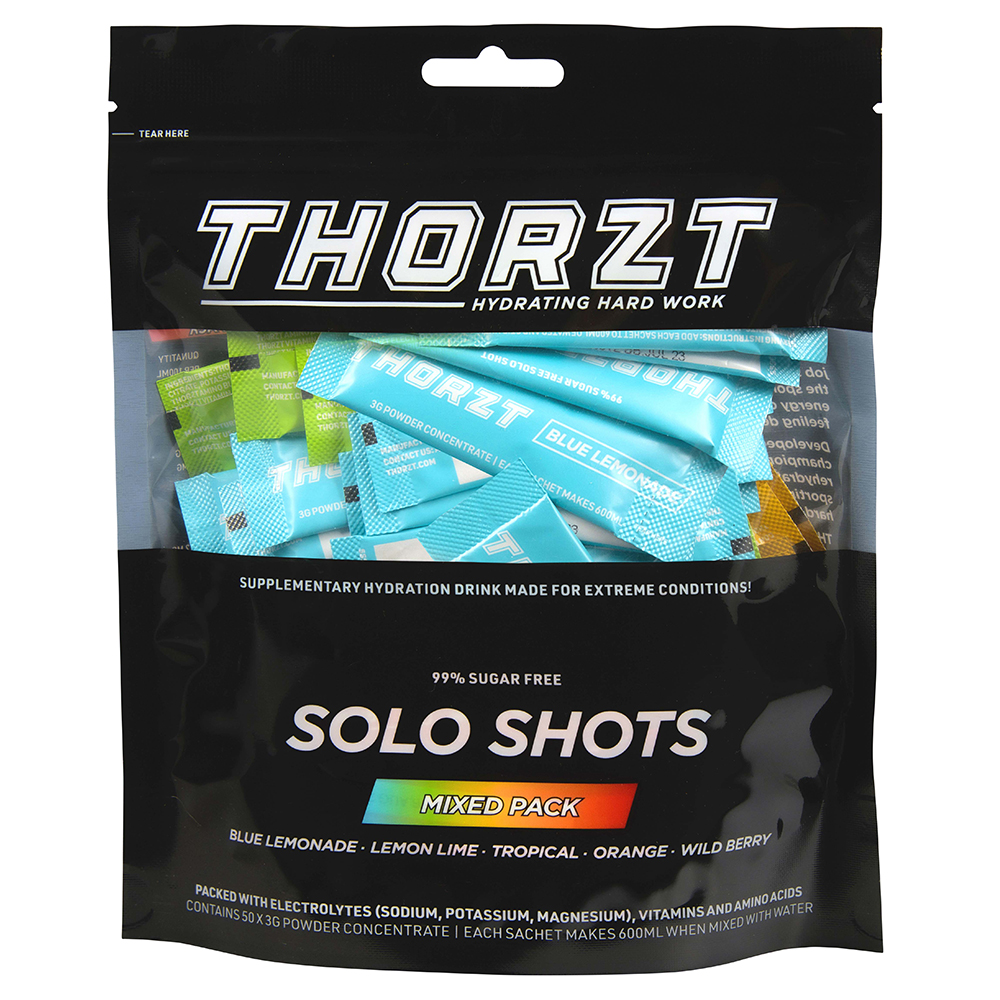 SUGAR FREE SOLO SHOT PACK - MIXED FLAVOURS 50 x 3g
