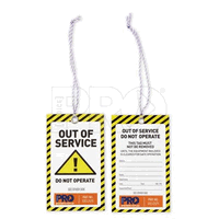 OUT OF SERVICE TAG BAG 100 