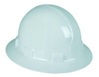 HARD HAT FULL BRIM TYPE 1 WHITE 