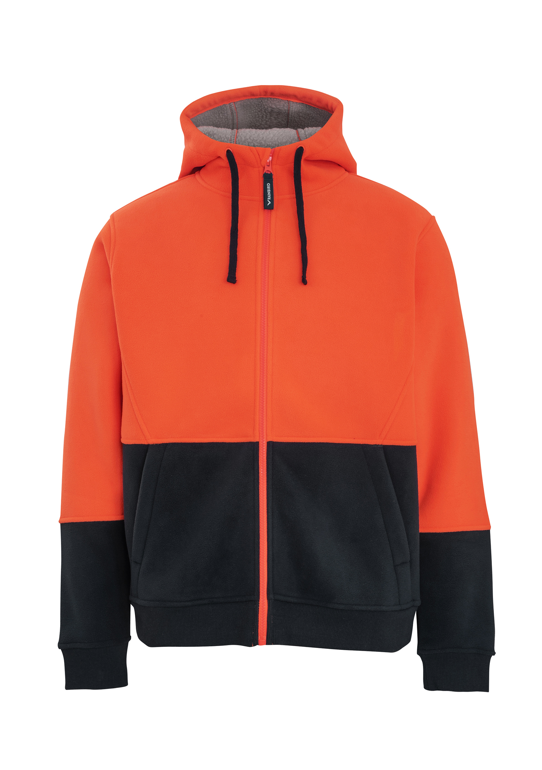 TAYLOR HOODIE FULL ZIP O/C 2XL -SHERPA FLEECE INNER