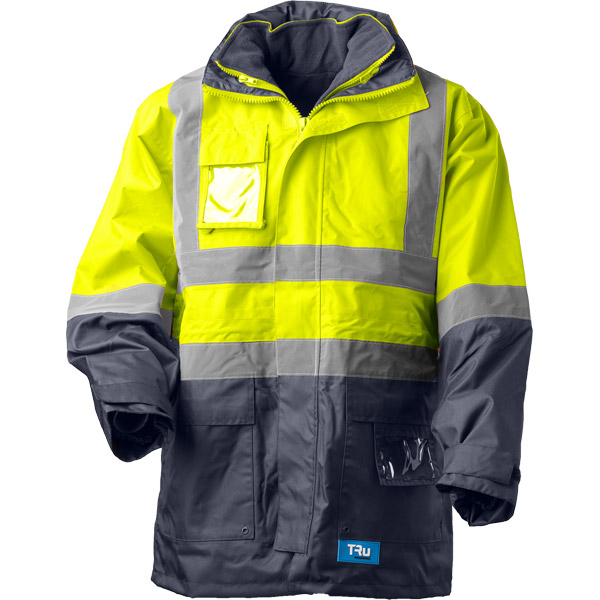 TRU 4 IN 1 RAIN JACKET Y/N LARGE  