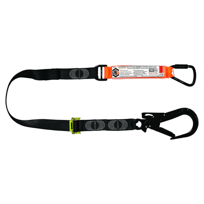 LANYARD 2M ADJUSTABLE (MTO) -1x T/A KARABINER 1x T/A SCAFFHOOK