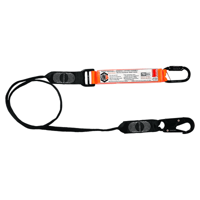 LANYARD 2M WEBBING (MTO) -1x D/A KARABINER 1x SNAPHOOK