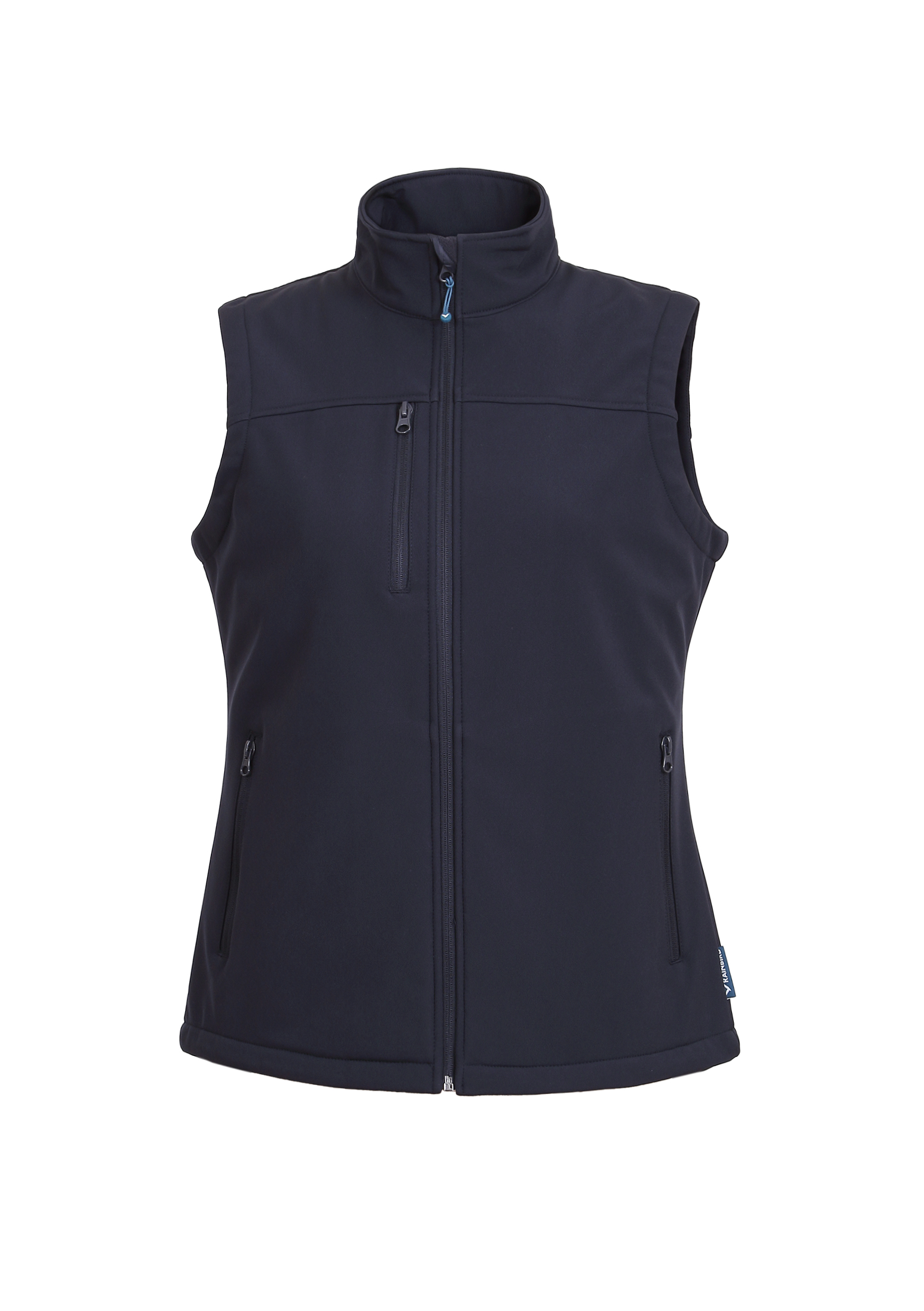 FREEMAN SOFTSHELL VEST NAVY 10 -POLYESTER FLEECE INNER